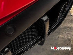 Alfa Romeo 4C Rear Diffuser Flap Deflector - Carbon Fiber - Gloss